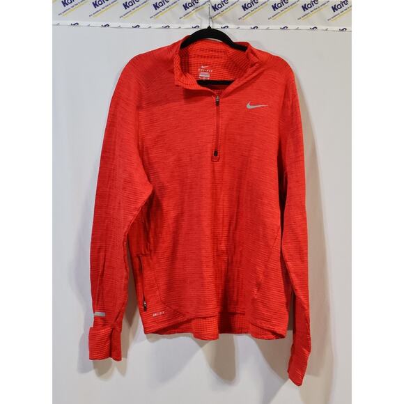 NEW WOMEN’S NIKE DRI FIT QUARTER ZIP JACKET WITH ZIPPER POCKET SIZE: XL - Picture 1 of 4